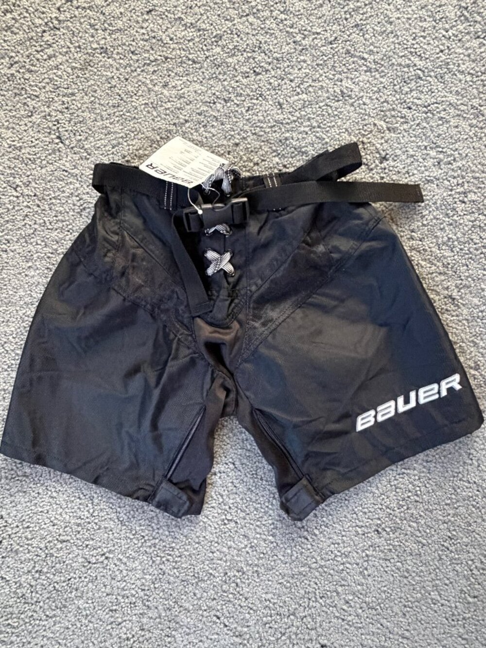 Bauer Hockey Pant Cover Shell - Junior Size Small - Black - New With Tags